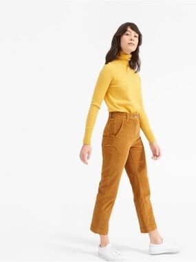 Everlane Corduroy Straight Leg Crop